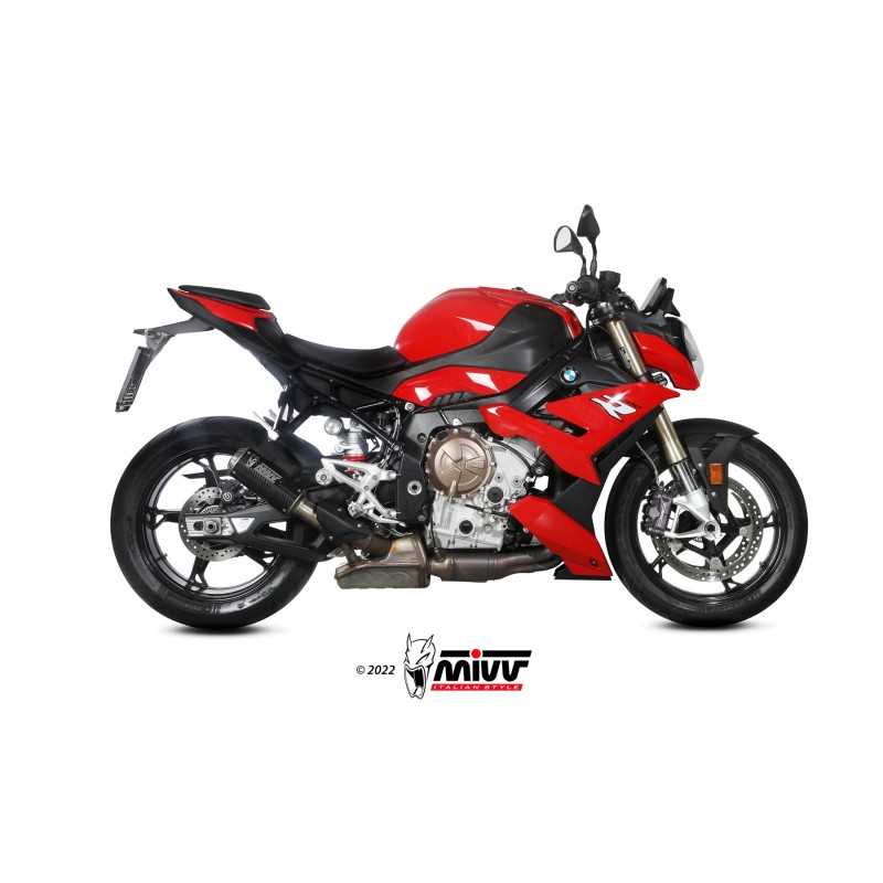 TERMINALE MIVV MK3 BMW S 1000 R 2021-2024, OMOLOGATO CARBONIO