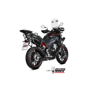 TERMINALE MIVV OVALE HONDA CB 500 X 2021-2023, OMOLOGATO CARBONIO