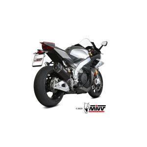 EXHAUST MIVV SR-1 APRILIA RSV4 FACTORY 2021-2024, DEKAT TITANIUM BLACK/CARBON