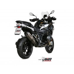 EXHAUST MIVV SPEED EDGE BMW R 1250 GS ADVENTURE 2018-2020, APPROVED TITANIUM/CARBON