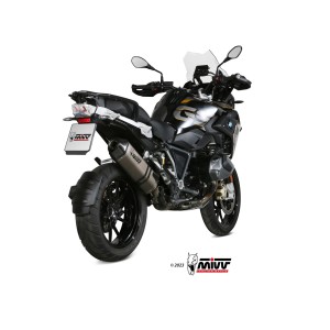 TERMINALE MIVV SPEED EDGE BMW R 1250 GS ADVENTURE 2018-2020, OMOLOGATO TITANIO/CARBONIO