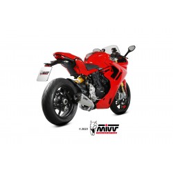 TERMINALE MIVV DELTA RACE DUCATI SUPERSPORT 950 S 2021-2024, DEKAT ACCIAIO/CARBONIO