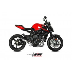 EXHAUST MIVV X-M5 MV AGUSTA BRUTALE 800 2016-2020, NOT APPROVED TITANIUM/CARBON