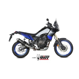 TERMINALE MIVV OVALE YAMAHA TENERE 700 2019-2020, OMOLOGATO TITANIO BLACK