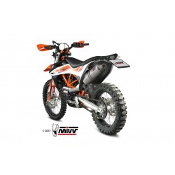 EXHAUST MIVV OVALE KTM 690 ENDURO R 2019-2020, DEKAT TITANIUM/CARBON