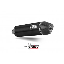 EXHAUST MIVV STR1 KTM 690 ENDURO R 2019-2020, DEKAT BLACK/CARBON