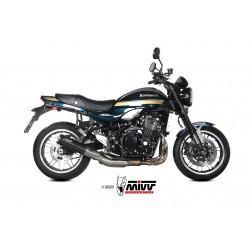 EXHAUST MIVV HR-1 KAWASAKI Z 900 RS 2021-2024, APPROVED BLACK