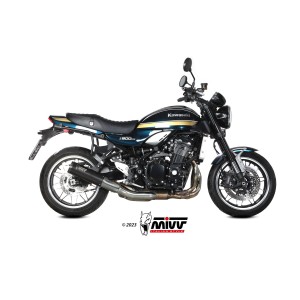 EXHAUST MIVV HR-1 KAWASAKI Z 900 RS 2018-2020, APPROVED BLACK