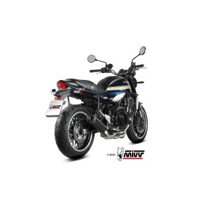EXHAUST MIVV HR-1 KAWASAKI Z 900 RS 2018-2020, APPROVED BLACK
