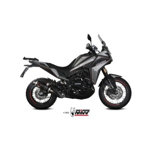 EXHAUST MIVV DAKAR MOTO MORINI X-CAPE 650 2024-2025 (EURO 5), APPROVED BLACK