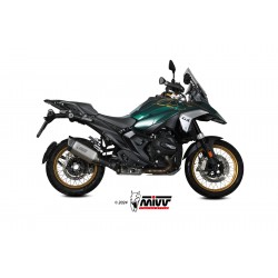 EXHAUST MIVV SR-1 BMW R 1300 GS 2023-2024, APPROVED TITANIUM/CARBON