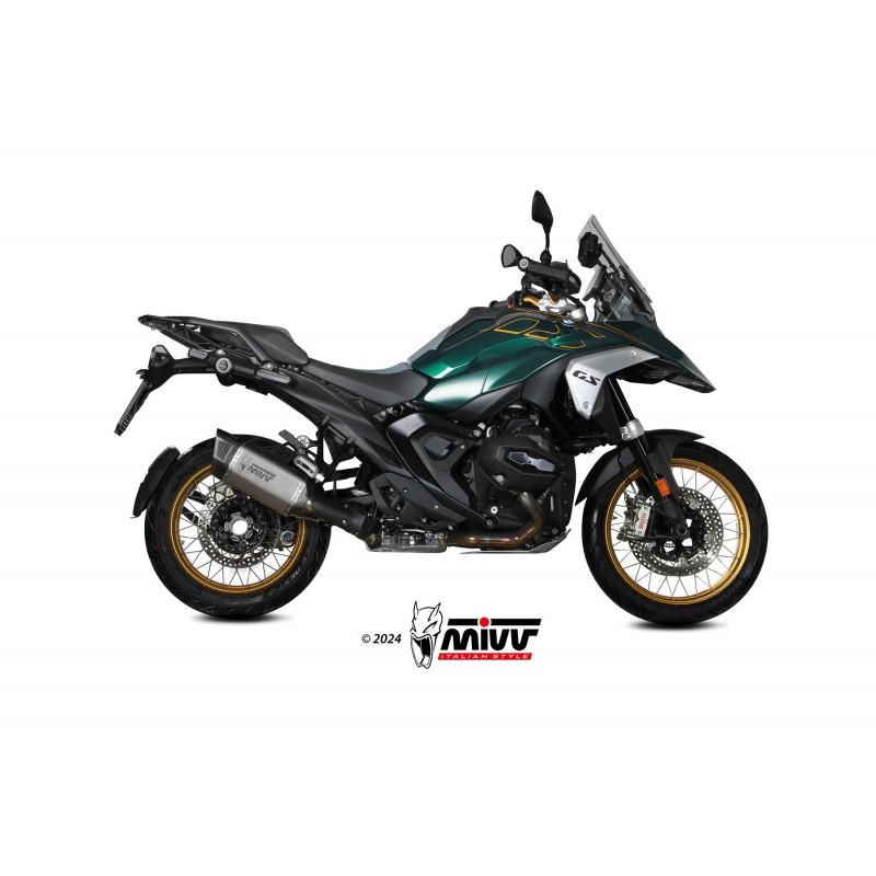 EXHAUST MIVV SR-1 BMW R 1300 GS 2023-2025 (EURO 5+), APPROVED TITANIUM/CARBON