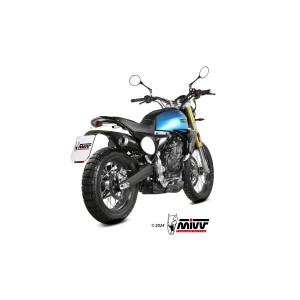 TERMINALE MIVV X-M1 FANTIC CABALLERO 700 2023-2024, OMOLOGATO BLACK