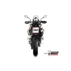 EXHAUST MIVV DAKAR TRIUMPH TIGER 900 RALLY PRO 2024-2025 (EURO 5+), APPROVED BLACK