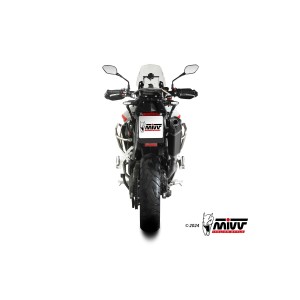TERMINALE MIVV SPEED EDGE TRIUMPH TIGER 900 GT PRO 2024-2025 (EURO 5+), OMOLOGATO BLACK/CARBONIO