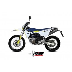 EXHAUST MIVV STR1 HUSQVARNA 701 ENDURO 2021-2024, DEKAT BLACK/CARBON