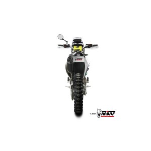 EXHAUST MIVV STR1 HUSQVARNA 701 ENDURO 2021-2024, DEKAT BLACK/CARBON