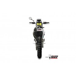 EXHAUST MIVV STR1 HUSQVARNA 701 SUPERMOTO 2021-2024, DEKAT BLACK/CARBON