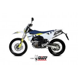 EXHAUST MIVV STR1 HUSQVARNA 701 ENDURO 2021-2024, DEKAT STEEL/CARBON