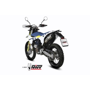 TERMINALE MIVV STR1 HUSQVARNA 701 SUPERMOTO 2021-2024, DEKAT TITANIO/CARBONIO