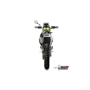 TERMINALE MIVV STR1 HUSQVARNA 701 SUPERMOTO 2021-2024, DEKAT TITANIO/CARBONIO