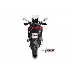TERMINALE MIVV SUONO DUCATI MULTISTRADA V4 S 2021-2024, OMOLOGATO ACCIAIO/CARBONIO