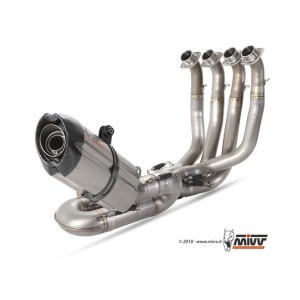 IMPIANTO DI SCARICO COMPLETO MIVV SUONO HONDA CBR 1000 RR 2012-2013, ACCIAIO/CARBONIO