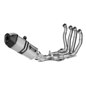 IMPIANTO DI SCARICO COMPLETO MIVV SPEED EDGE YAMAHA R1 2020-2024, ACCIAIO/CARBONIO