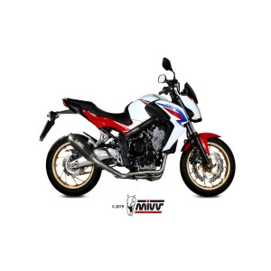 IMPIANTO DI SCARICO COMPLETO MIVV GP PRO HONDA CB 650 F 2014-2016, DEKAT CARBONIO