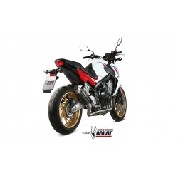 IMPIANTO DI SCARICO COMPLETO MIVV GP PRO HONDA CB 650 F 2017-2018, DEKAT CARBONIO