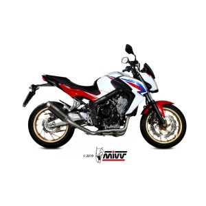 IMPIANTO DI SCARICO COMPLETO MIVV GP PRO HONDA CB 650 F 2014-2016, DEKAT BLACK