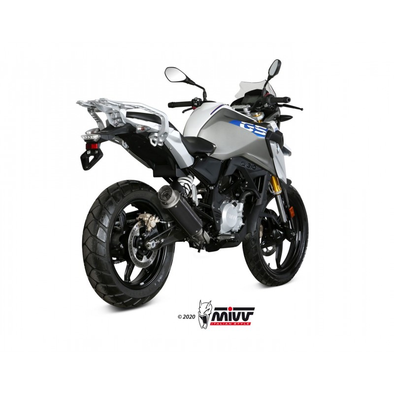 IMPIANTO DI SCARICO COMPLETO MIVV GP PRO BMW G 310 GS 2021-2024, DEKAT BLACK