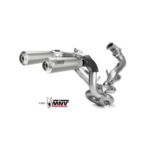 COMPLETE EXHAUST SYSTEM MIVV X-M1 DUCATI PANIGALE V2 2020-2024 , TITANIUM