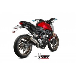 COMPLETE EXHAUST SYSTEM MIVV GP PRO HONDA CB 125 R 2021-2023 , DEKAT TITANIUM HIGH PASS