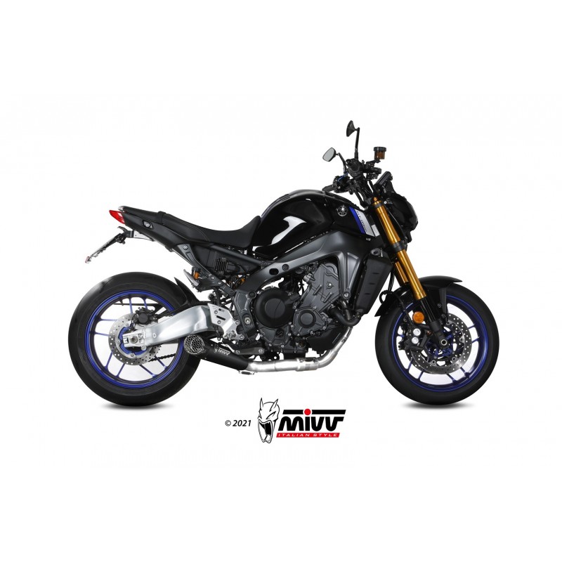 COMPLETE EXHAUST SYSTEM MIVV X-M5 YAMAHA MT-09 2023, BLACK