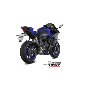 COMPLETE EXHAUST SYSTEM MIVV GP PRO YAMAHA R7 2021-2024 , CARBON HIGH PASS