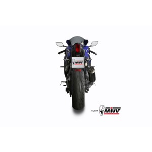IMPIANTO DI SCARICO COMPLETO MIVV GP PRO YAMAHA R7 2021-2024, CARBONIO PASSAGGIO ALTO