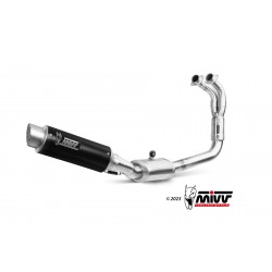 MIVV GP PRO FULL EXHAUST SYSTEM YAMAHA R7 2021-2024, CARBON HIGH MOUNT