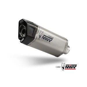 IMPIANTO DI SCARICO COMPLETO MIVV SR-1 BMW S 1000 R 2021-2024, FULL TITANIO/CARBONIO