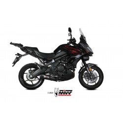 IMPIANTO DI SCARICO COMPLETO MIVV OVAL KAWASAKI VERSYS 650 2021 , CARBONIO