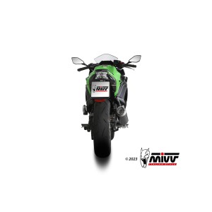 MIVV GP PRO COMPLETE EXHAUST SYSTEM KAWASAKI NINJA 650 2024 (EURO 5+), CARBON HIGH MOUNT
