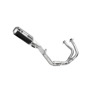 IMPIANTO DI SCARICO COMPLETO MIVV MK3 KAWASAKI Z 650 2024 (EURO 5+), CARBONIO PASSAGGIO ALTO