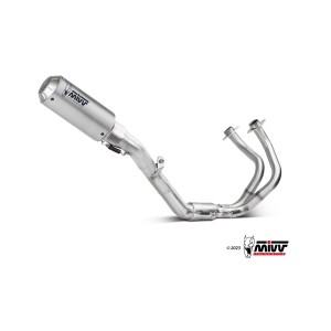 MIVV MK3 COMPLETE EXHAUST SYSTEM KAWASAKI Z 650 2024 (EURO 5+), STEEL HIGH MOUNT