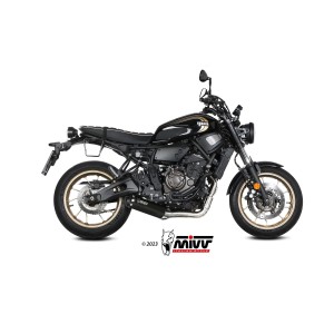 IMPIANTO DI SCARICO COMPLETO MIVV HR-1 YAMAHA XSR 700 2021-2023 , DEKAT BLACK