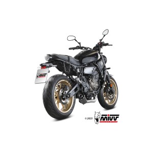 IMPIANTO DI SCARICO COMPLETO MIVV HR-1 YAMAHA XSR 700 2021-2023 , DEKAT BLACK