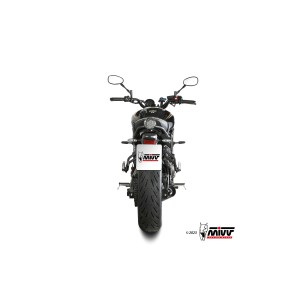 IMPIANTO DI SCARICO COMPLETO MIVV HR-1 YAMAHA XSR 700 2021-2023 , DEKAT BLACK