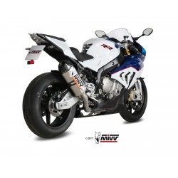 COMPLETE EXHAUST SYSTEM MIVV SPEED EDGE BMW S 1000 RR 2015-2018, FULL TITANIUM-CARBON