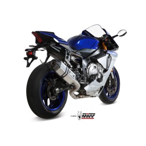COMPLETE EXHAUST SYSTEM MIVV SPEED EDGE YAMAHA R1 2015-2019, FULL TITANIUM-CARBON