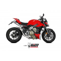 IMPIANTO DI SCARICO COMPLETO MIVV X-M1 DUCATI STREETFIGHTER V4 2020, TITANIO