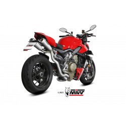 IMPIANTO DI SCARICO COMPLETO MIVV X-M1 DUCATI STREETFIGHTER V4 2020, TITANIO